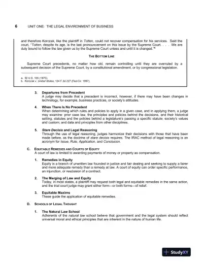 Solution Manual For Business Law Today: The Essentials, 12th Edition - Page 7 preview image