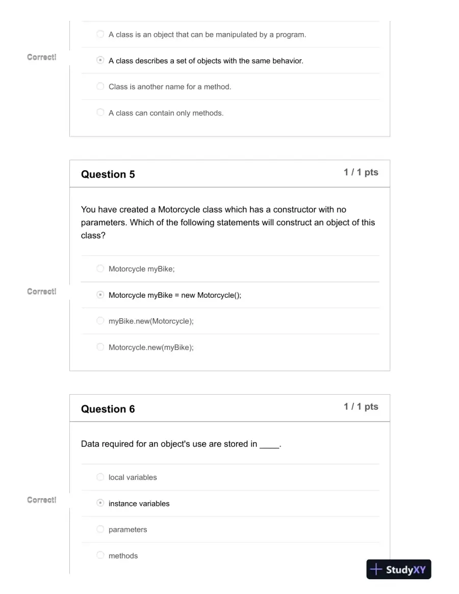 IST242 Computer Science Midterm Exam With Answers (65 Solved Questions), page 4