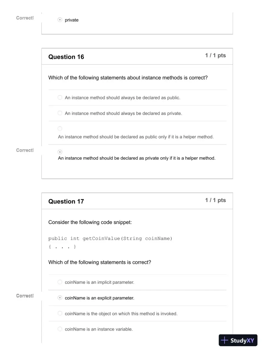 IST242 Computer Science Midterm Exam With Answers (65 Solved Questions), page 9