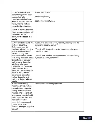 High-Acuity Nursing, 7th Edition Class Notes - Page 10 preview image
