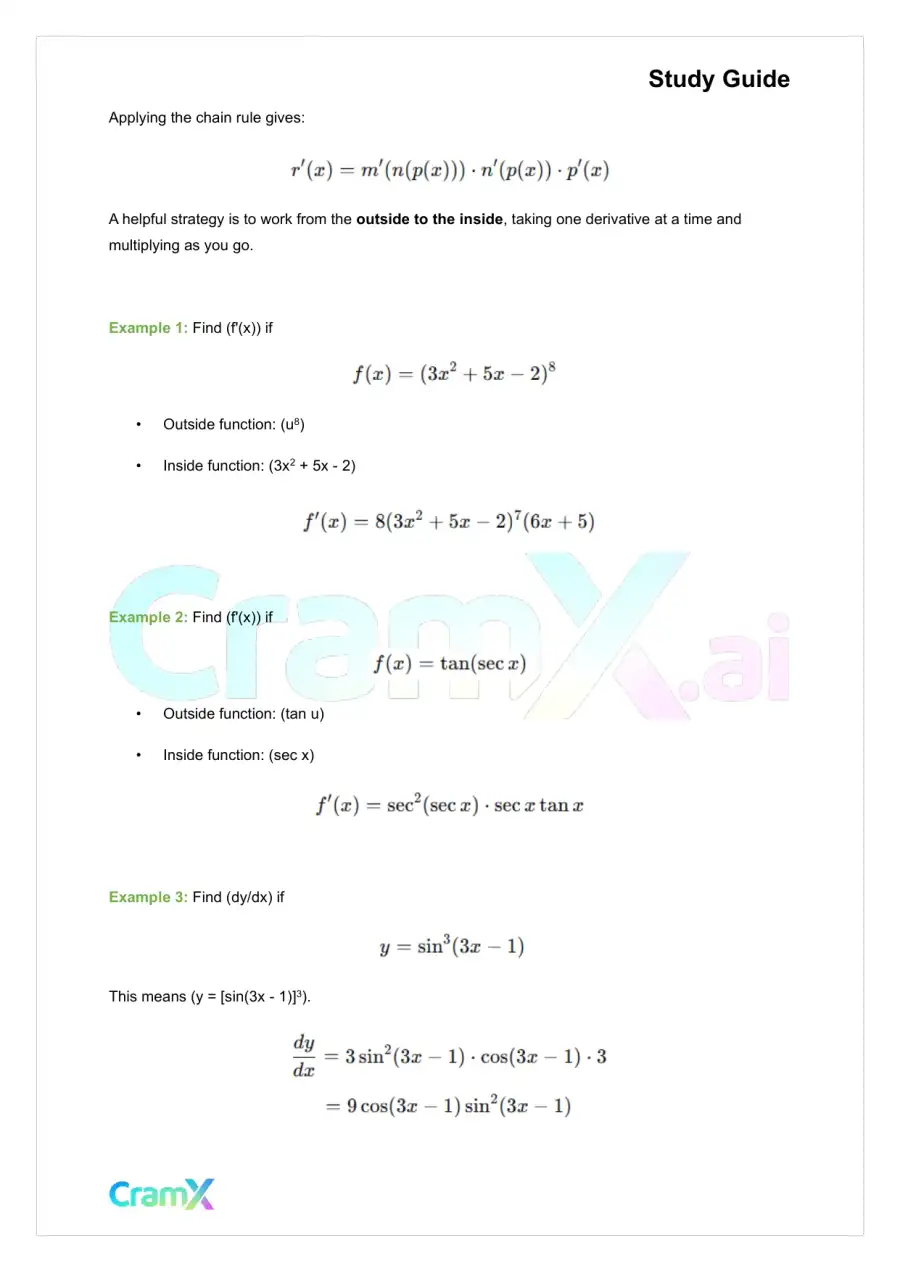 Calculus - The Derivative, page 2