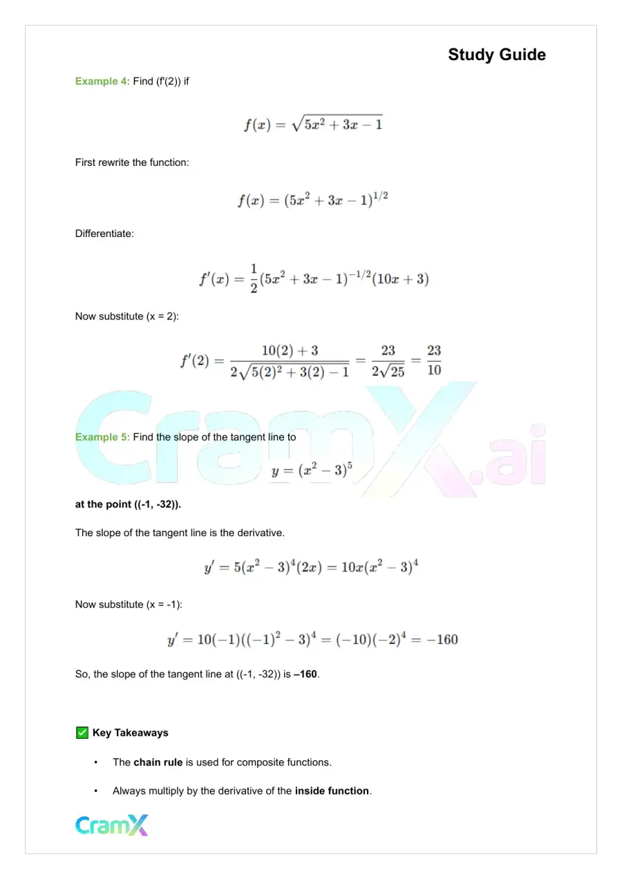 Calculus - The Derivative, page 3