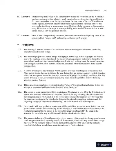 Solution Manual For Modern Labor Economics: Theory and Public Policy, 13th Edition - Page 4 preview image