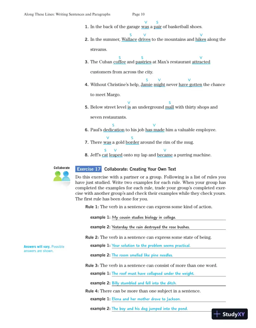 Solution Manual for Along These Lines: Writing Paragraphs and Essays with Writing from Reading Strategies, MLA Update, 7th Edition, page 12