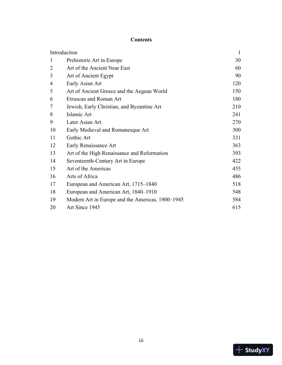 Test Bank for Revel for Art: A Brief History, 7th Edition, page 3