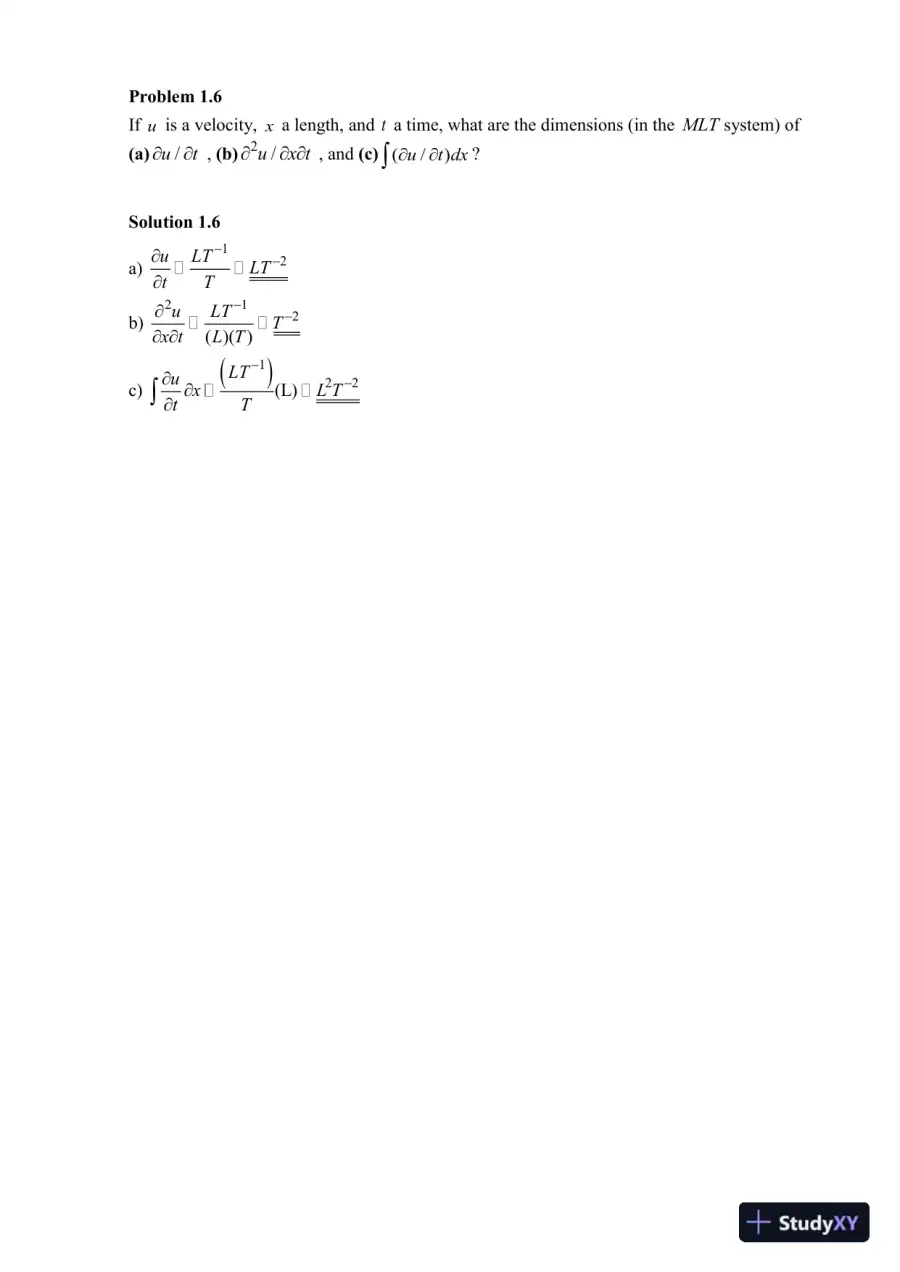 Solution Manual For Munson, Young and Okiishi's Fundamentals of Fluid Mechanics, 8th Edition, page 13