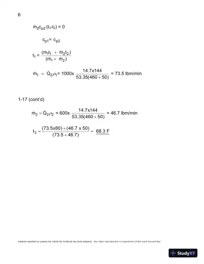 Solution Manual For Munson, Young and Okiishi's Fundamentals of Fluid Mechanics, 8th Edition - Page 7 preview image