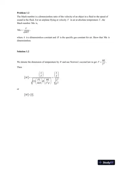 Solution Manual For Munson, Young and Okiishi's Fundamentals of Fluid Mechanics, 8th Edition - Page 9 preview image
