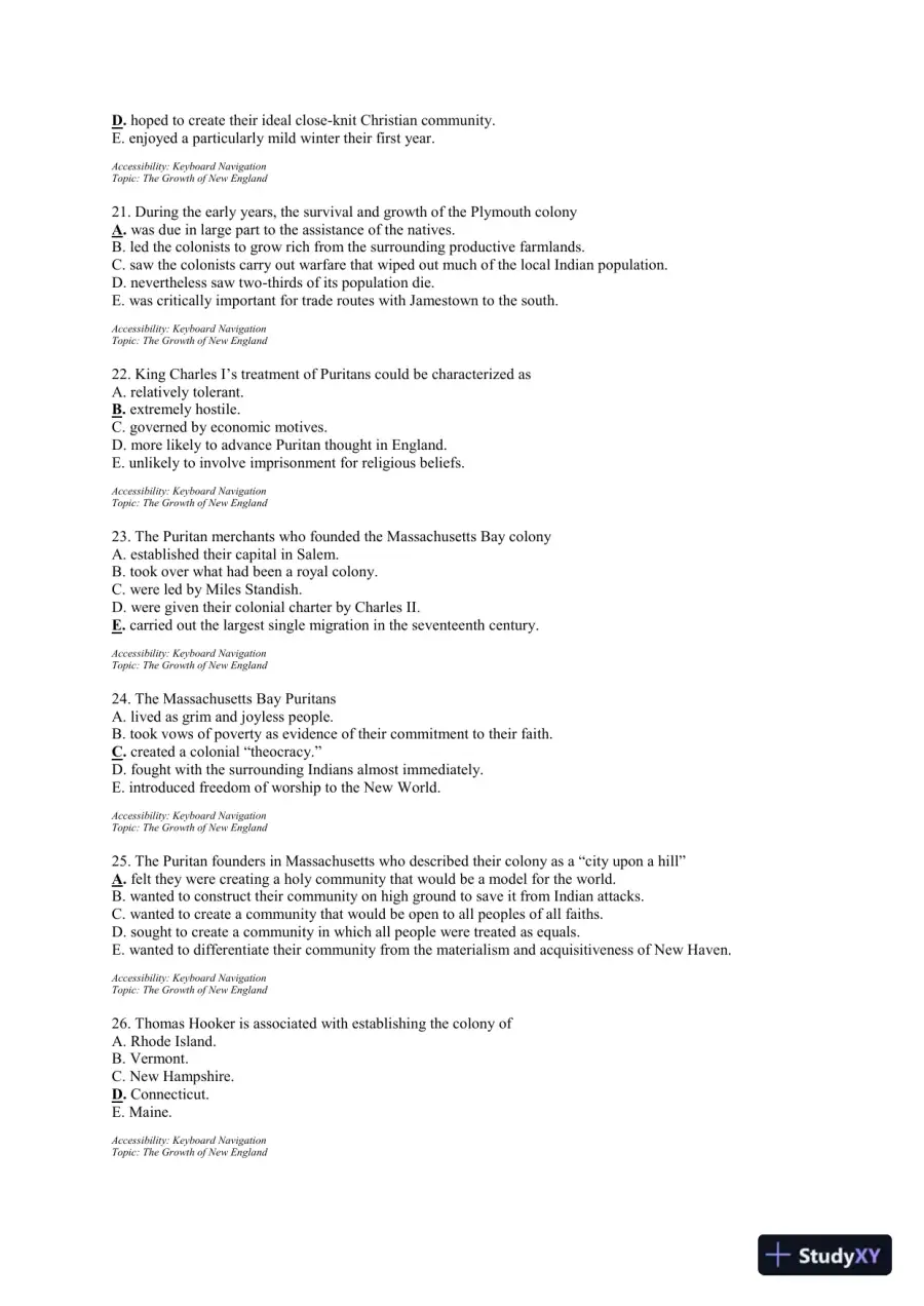 Test Bank For The Unfinished Nation: A Concise History Of The American People, 8th Edition, page 16