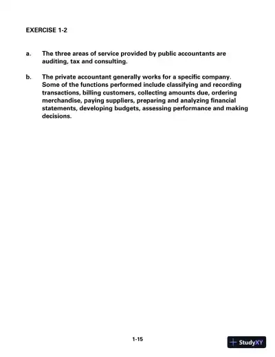 Survey of Accounting 4th Edition Solution Manual - Page 10 preview image