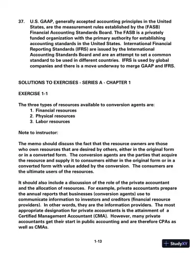 Survey of Accounting 4th Edition Solution Manual - Page 8 preview image