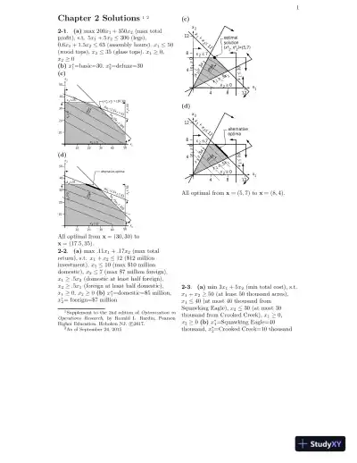 Solution Manual for Optimization in Operations Research, 2nd Edition - Page 3 preview image