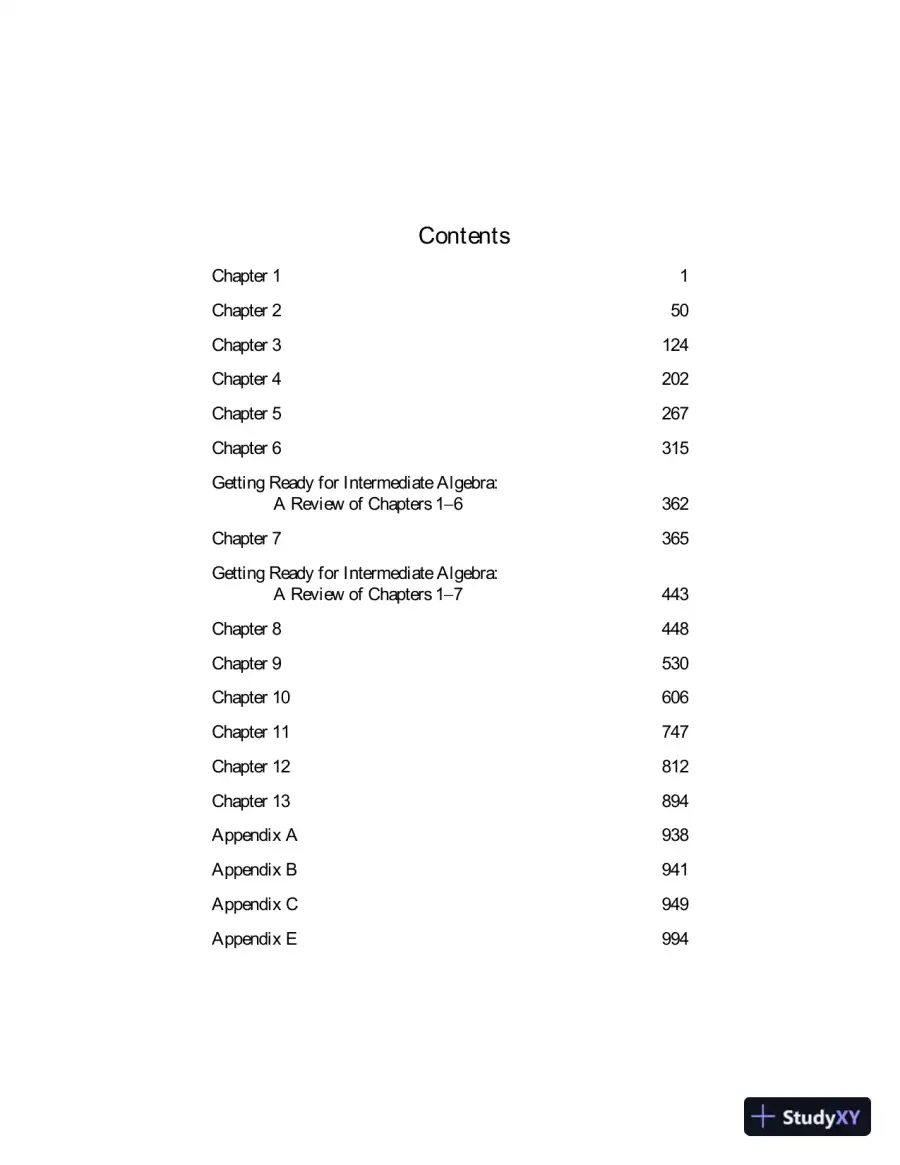 Solution Manual for Elementary and Intermediate Algebra, 4th Edition, page 3