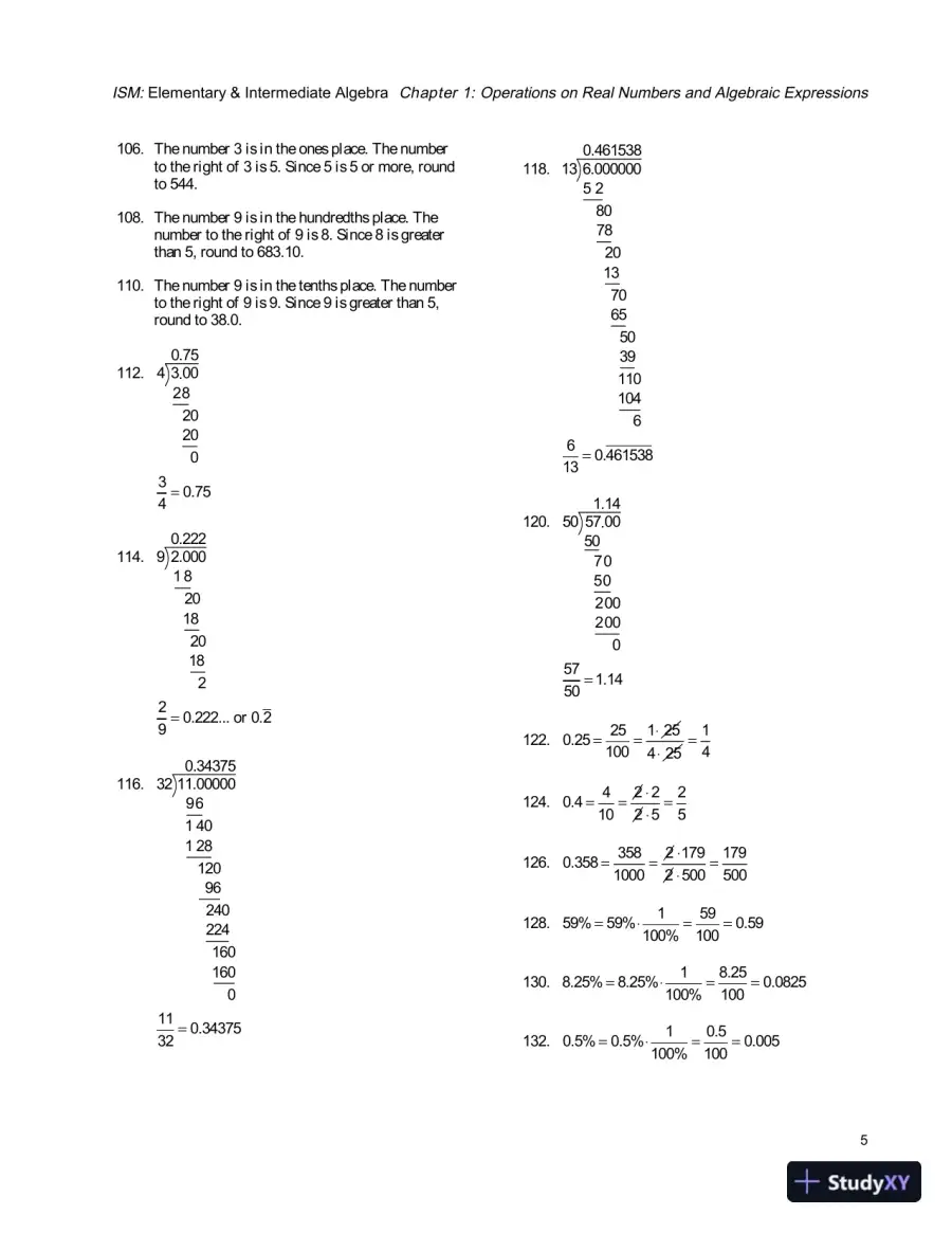Solution Manual for Elementary and Intermediate Algebra, 4th Edition, page 8