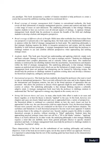 Strategy, 4th Edition Class Notes - Page 6 preview image