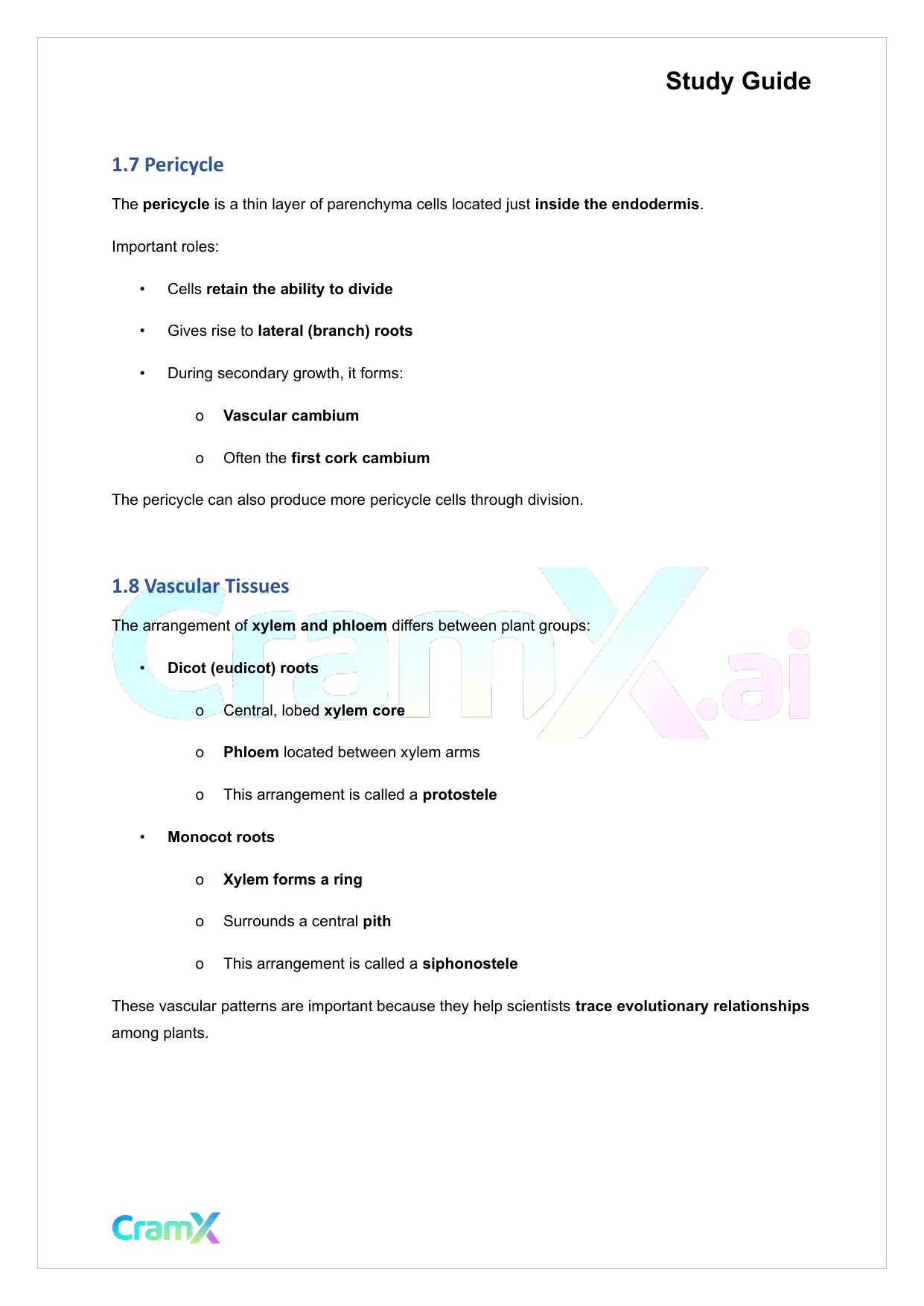 Plant Biology - Roots - Page 4 preview image