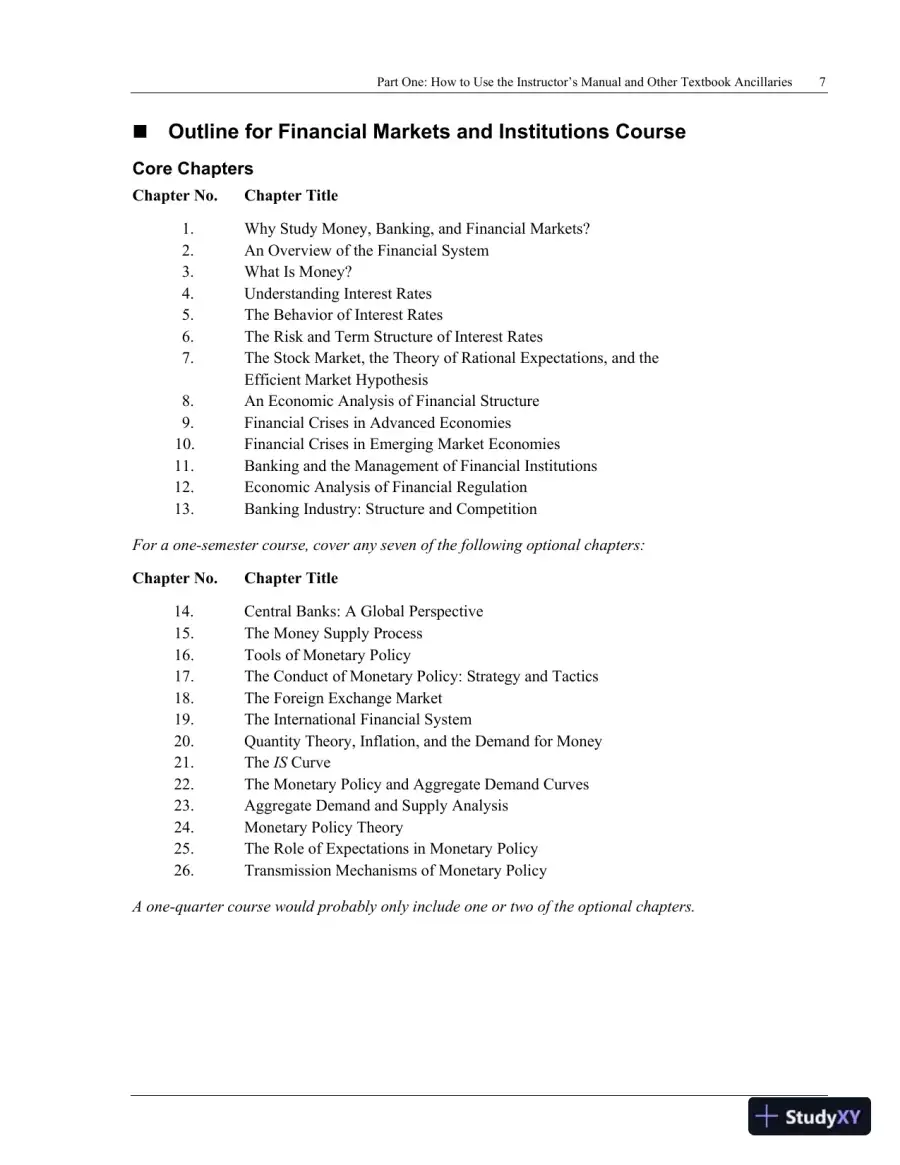 Solution Manual for Economics of Money, Banking and Financial Markets Global Edition, 10th Edition, page 13