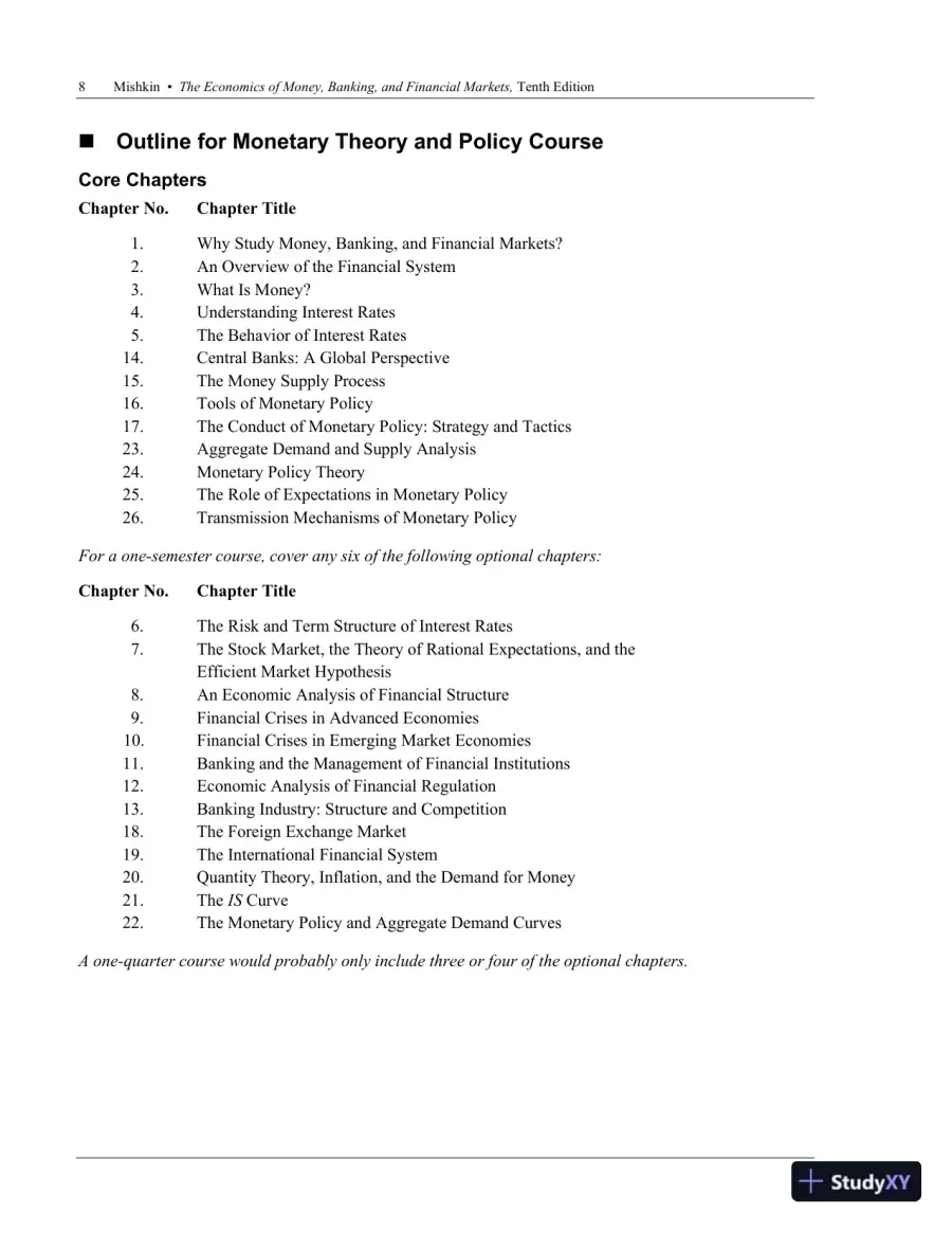 Solution Manual for Economics of Money, Banking and Financial Markets Global Edition, 10th Edition, page 14