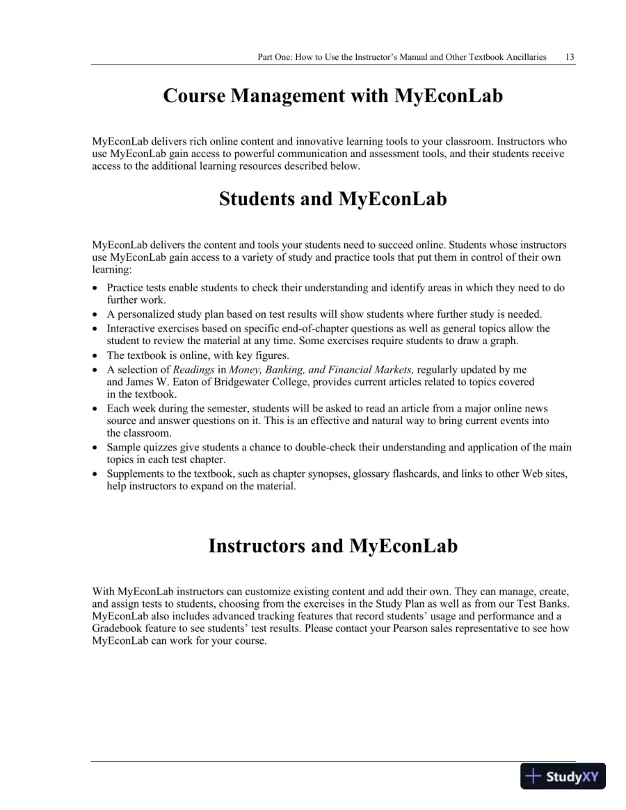 Solution Manual for Economics of Money, Banking and Financial Markets Global Edition, 10th Edition, page 19