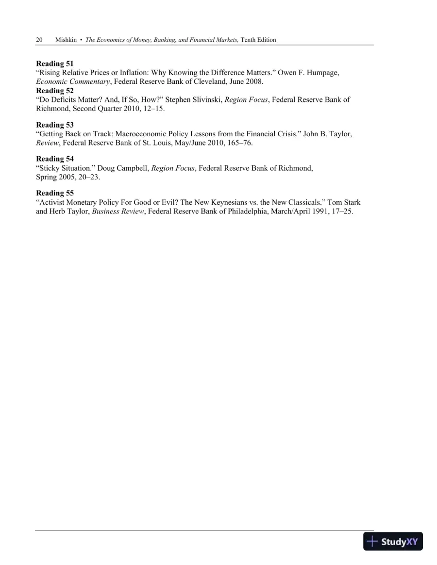 Solution Manual for Economics of Money, Banking and Financial Markets Global Edition, 10th Edition, page 26
