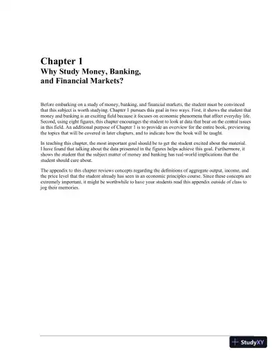 Solution Manual for Economics of Money, Banking and Financial Markets Global Edition, 10th Edition - Page 30 preview image
