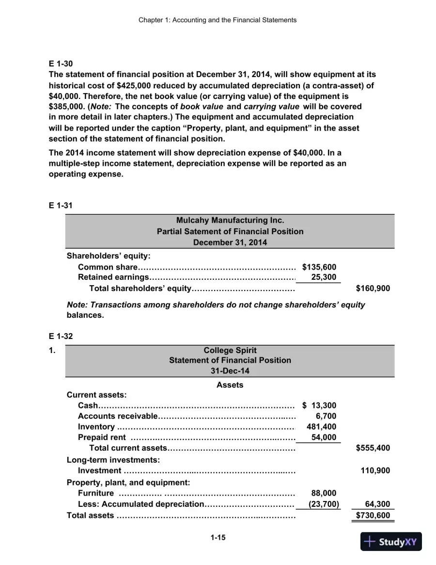 Cornerstones Of Financial Accounting, First Canadian Edition Solution Manual, page 16