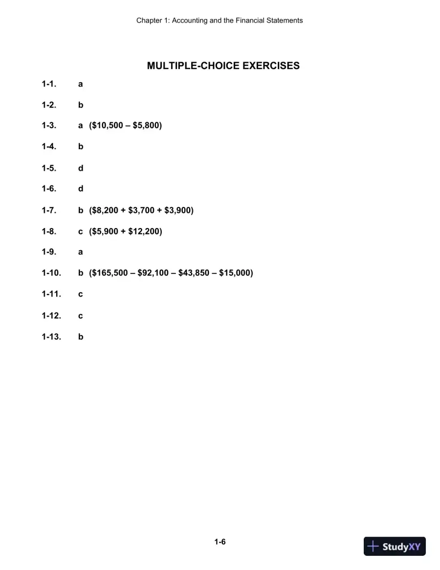 Cornerstones Of Financial Accounting, First Canadian Edition Solution Manual, page 7