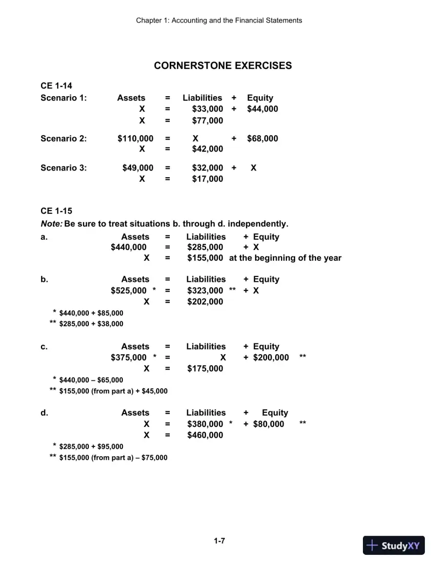 Cornerstones Of Financial Accounting, First Canadian Edition Solution Manual, page 8