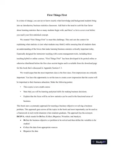 Statistics For Managers Using Microsoft Excel, Global 8th Edition Solution Manual - Page 8 preview image