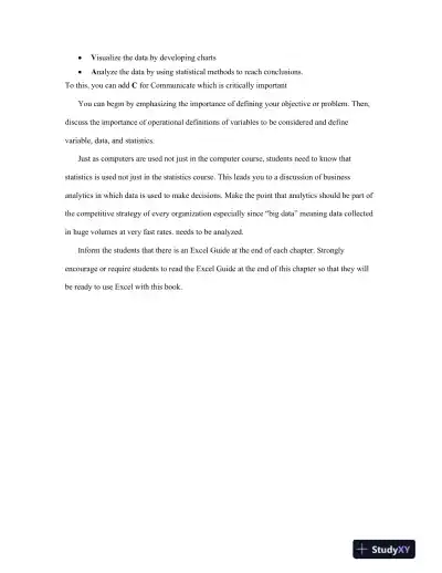 Statistics For Managers Using Microsoft Excel, Global 8th Edition Solution Manual - Page 9 preview image