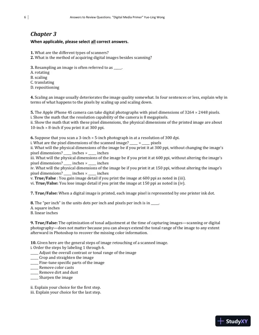 Solution Manual for Digital Media Primer, 3rd Edition, page 7