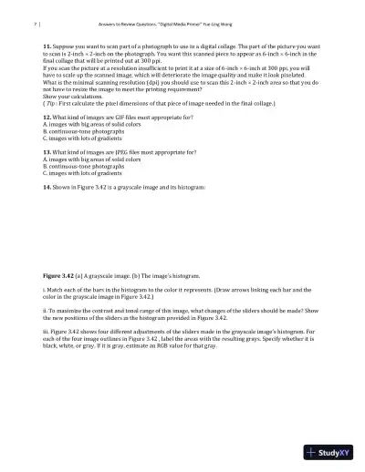 Solution Manual for Digital Media Primer, 3rd Edition - Page 8 preview image