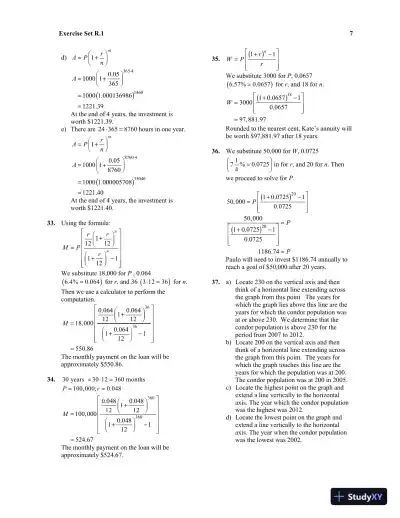 Solution Manual for Calculus and Its Applications, 11th Edition - Page 11 preview image
