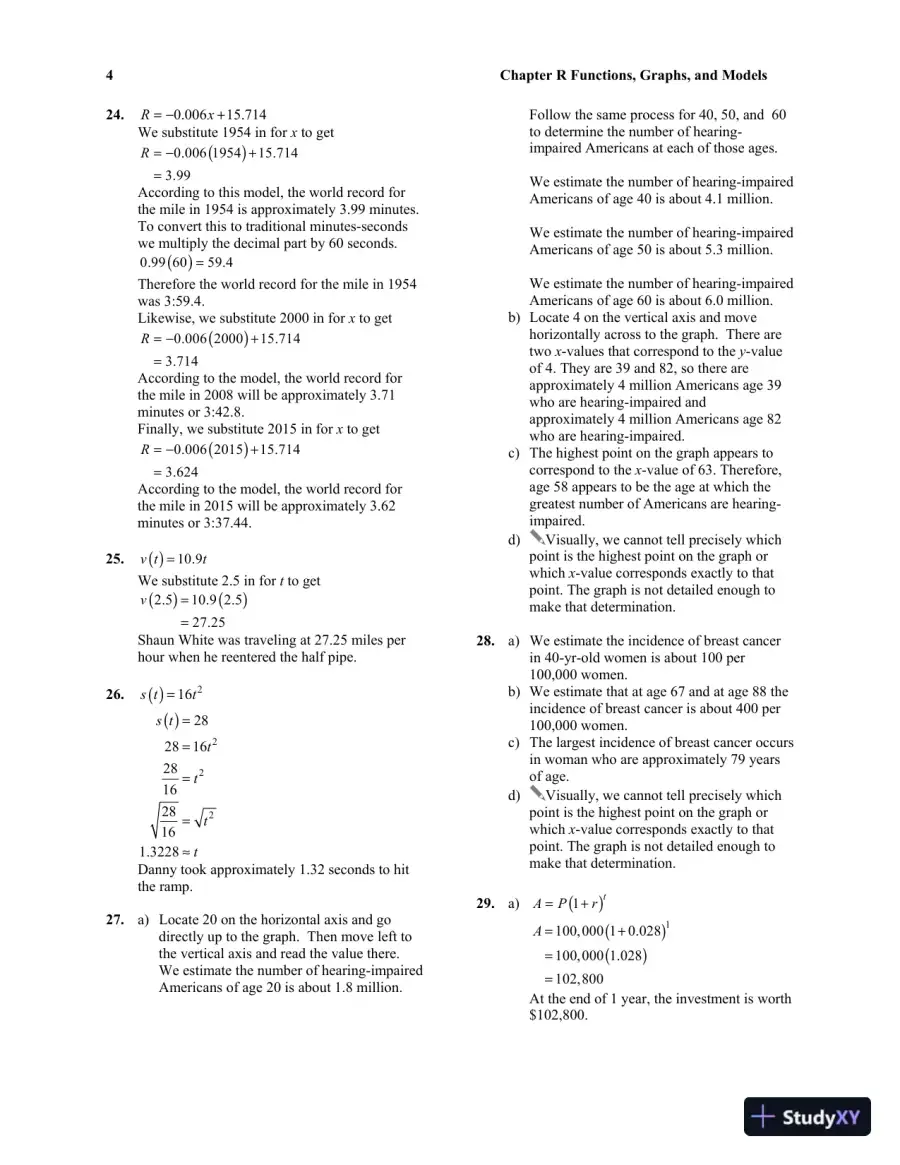 Solution Manual for Calculus and Its Applications, 11th Edition, page 8