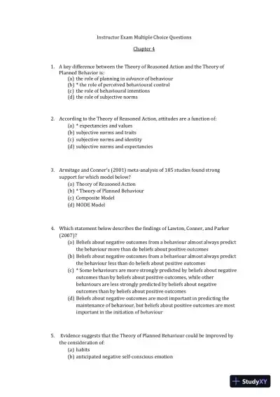 The Psychology of Attitudes and Attitude Change Second Edition Test Bank - Page 10 preview image