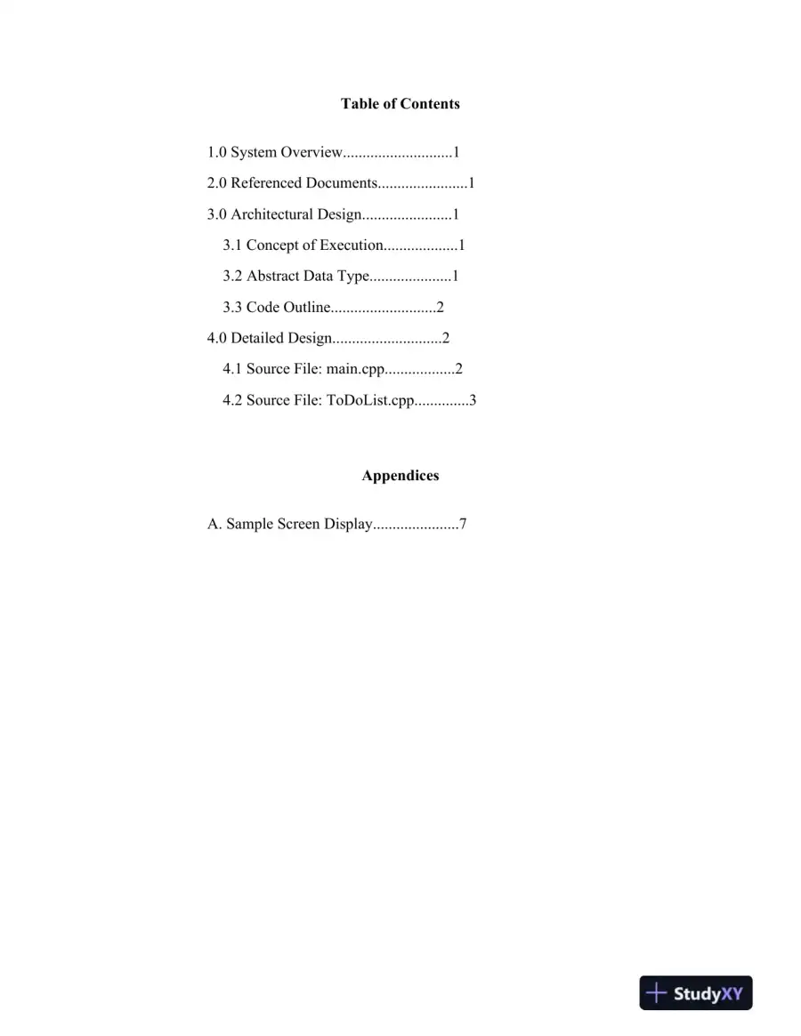 Software Design Document for Secret Simulation, page 4