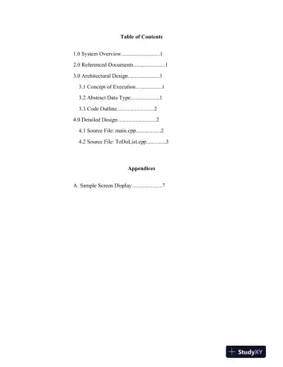 Software Design Document for Secret Simulation - Page 4 preview image