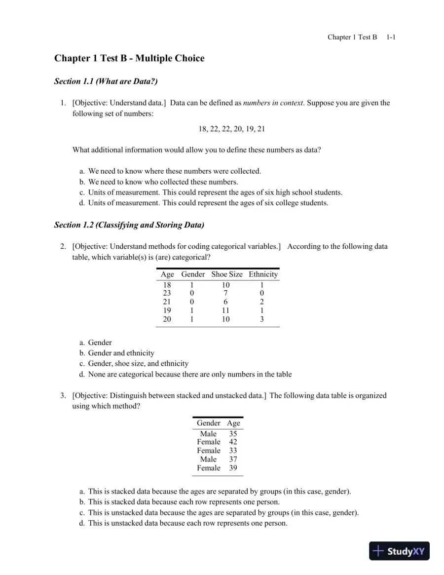 Solution Manual for Essential Statistics, 2nd Edition, page 9