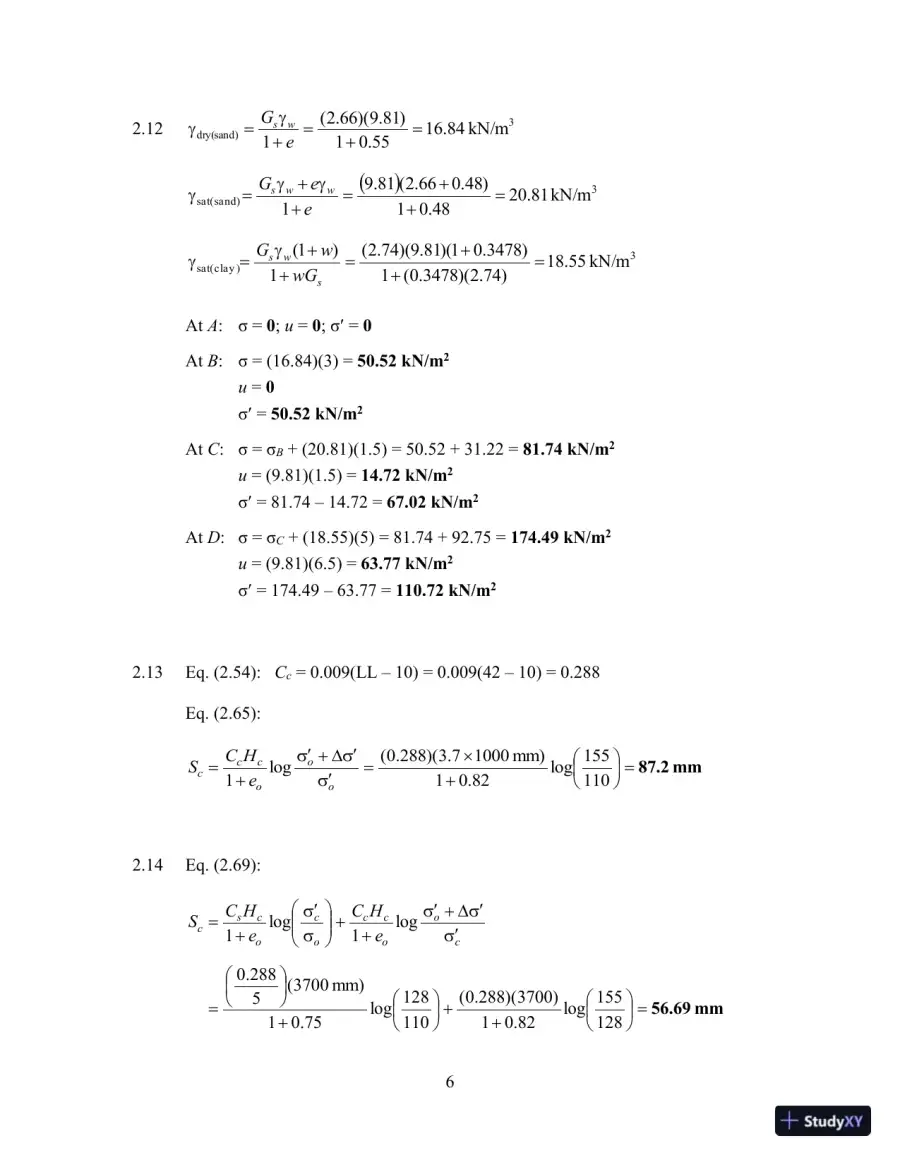 Principles Of Foundation Engineering, 8th Edition Test Bank, page 10