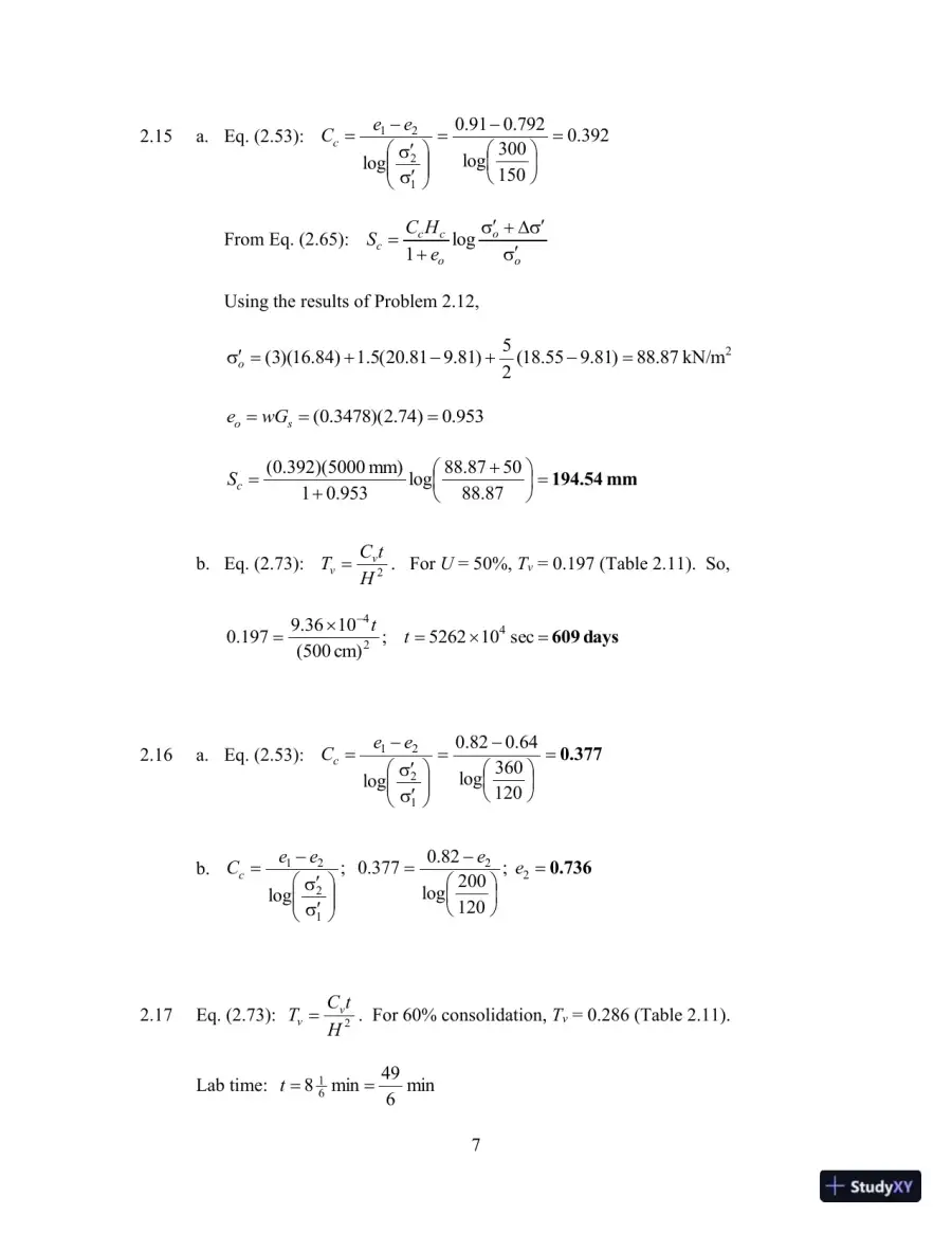 Principles Of Foundation Engineering, 8th Edition Test Bank, page 11