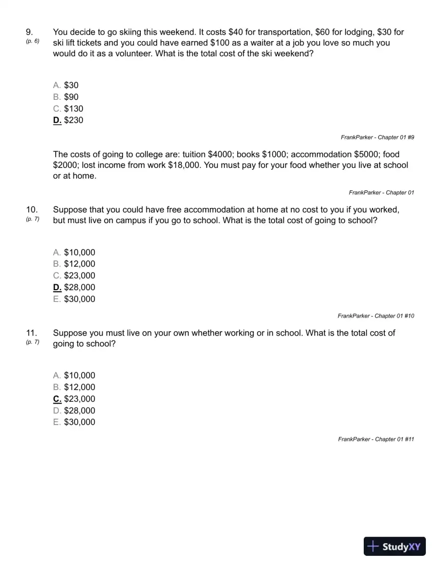Microeconomics and Behaviour 5th Edition Test Bank, page 14