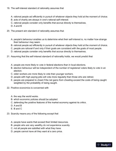 Microeconomics and Behaviour 5th Edition Test Bank - Page 6 preview image