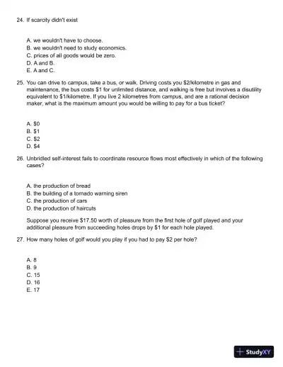 Microeconomics and Behaviour 5th Edition Test Bank - Page 7 preview image