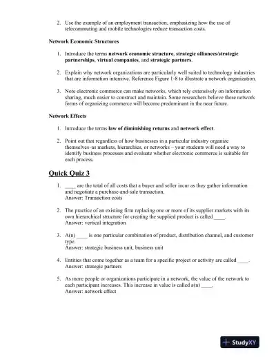 Electronic Commerce, 12th Edition Class Notes - Page 10 preview image