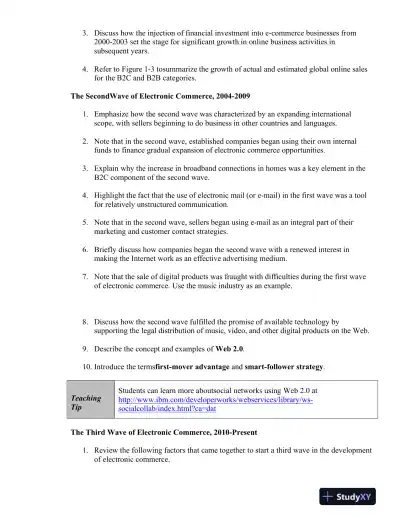 Electronic Commerce, 12th Edition Class Notes - Page 5 preview image