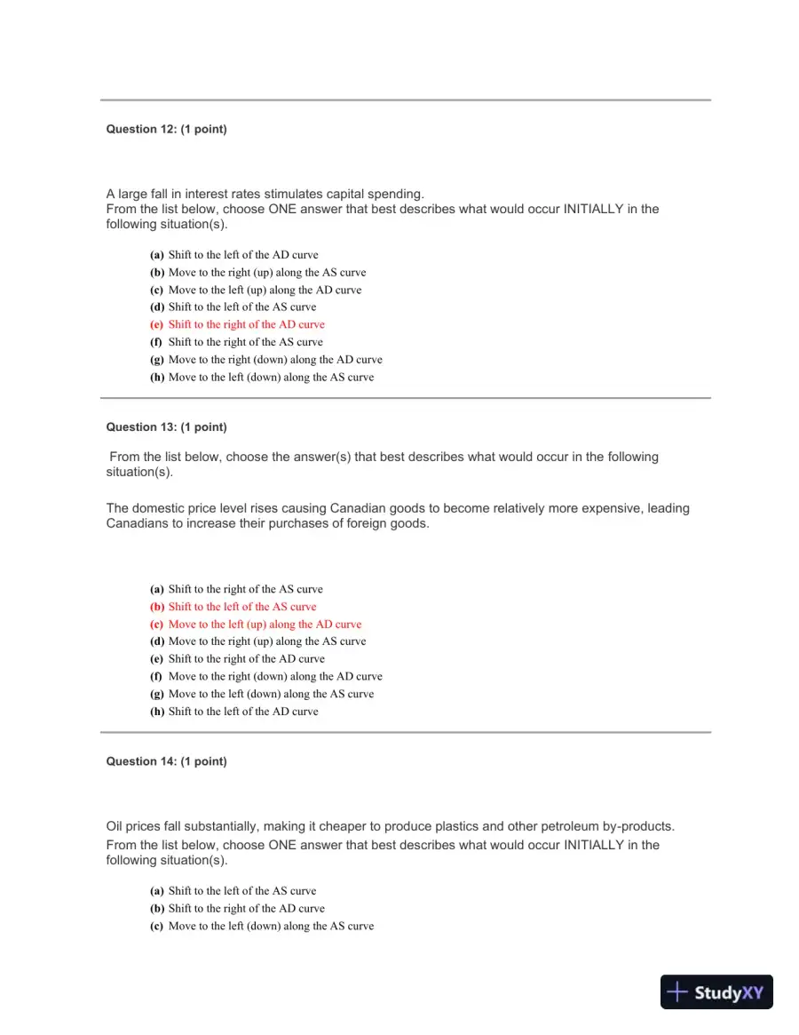 Understanding Economic Concepts And Money Supply Calculations, page 4