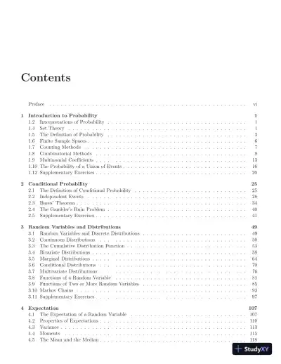 Solution Manual for Probability and Statistics, 4th Edition - Page 3 preview image