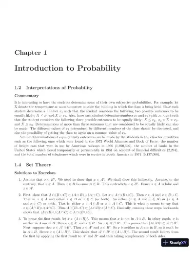 Solution Manual for Probability and Statistics, 4th Edition - Page 8 preview image