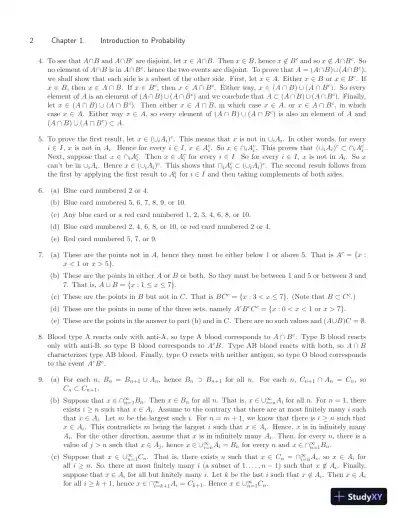Solution Manual for Probability and Statistics, 4th Edition - Page 9 preview image
