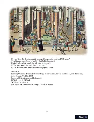 Test Bank for Visions of America: A History of the United States, Volume 1, 3rd Edition - Page 12 preview image